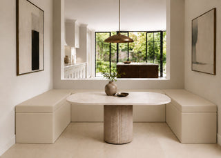 Henley U Shape Bench Seating | Clay Colourway