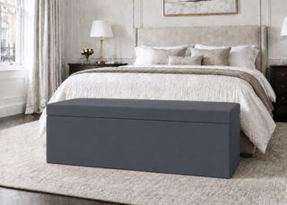 Henley Straight Bench Seating in Denim Colourway