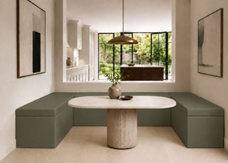 Henley U Shape Bench Seating | Moss Colourway
